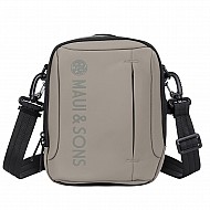 Τσάντα Ώμου Ανδρική 2.5lt polyester MAUI&SONS 2775 ΓΚΡΙ