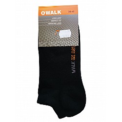 Κάλτσα Κοφτή μέχρι Αστράγαλο WALK SOCKS W142-14  Μαύρη