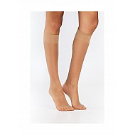 Γυναικείο Τρουακάρ Καλτσάκια 15 Den Lycra 2 Ζεύγη Every Day ONE SIZE SENSI Sensi 0308 Caramel
