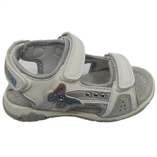 Κοριτσίστικο πέδιλο με αυτοκόλλητο velcro ADAM'S 870-20007-39 Λευκό