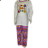 Παιδική κοριτσίστικη πυτζάμα Ιn Fashion 35-113302 Λευκό-ροζ