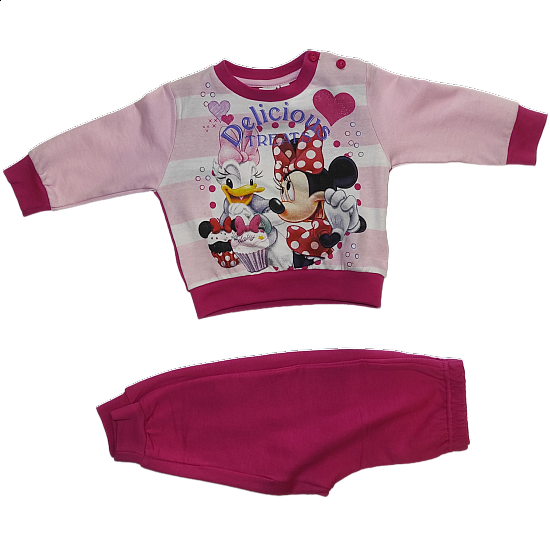 Παιδική κοριτσίστικη πυτζάμα Minnie Disney WD100795 Φούξια