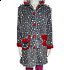 Παιδική ρόμπα fleece κουμπιά Lydia Creations 17599 Γκρι-κόκκινο
