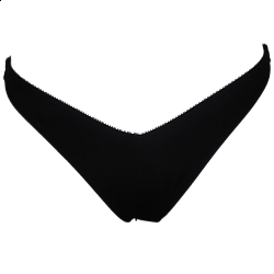 Γυναικείο μαγιό Bikini Bottom SOLIDS BRAZILIAN Με Κόψιμο V Bluepoint 22065084-02 Μαύρο