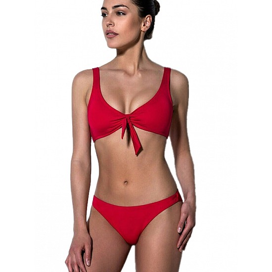 Γυναικείο μαγιό brazilian slip χωρίς ραφές Bikini Bottom BLUEPOINT 26065088-07 ΚΟΚΚΙΝΟ