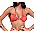 Γυναικείο μαγιό Μονόχρωμο Σούρα Bikini top FASHION SOLIDS Bluepoint 23066192-20 ΚΟΡΑΛΙ