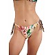 Γυναικείο μαγιό Bikini Bottom Brazilian Floral με κορδόνι Animal print BANANA LEAVES BLU4U 23365030-10 ΡΟΖ