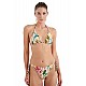 Γυναικείο μαγιό Bikini Bottom Brazilian Floral με κορδόνι Animal print BANANA LEAVES BLU4U 23365030-10 ΡΟΖ