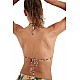 Γυναικείο μαγιό ρυθμιζόμενο τρίγωνο Bikini Top Floral Animal print Ενίσχυση BANANA LEAVES Blu4u 23366028-10 ΡΟΖ