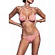 Γυναικείο μαγιό Brazilian Bikini Slip Χαμηλόμεσο Κορδόνια Animal Print Bluepoint 23065040-20 ΚΟΡΑΛΙ