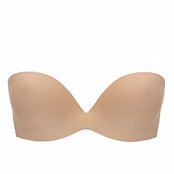 Γυναικείο Σουτιέν Strapless Luna 11062P B Cup με ενίσχυση-Μπεζ