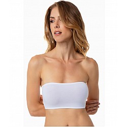 Γυναικείο μπουστάκι strapless Minerva 90-92627-05 Λευκό