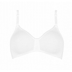 Γυναικείο σουτιέν SLOGGI Basic N 10007642 χωρίς μπανέλα - Λευκό 