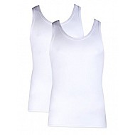 Ανδρική φανέλα με τιράντα MINERVA SPORTIES 90-12014 2 PACK Λευκό