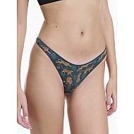 Γυναικείο Εσώρουχο 2Pack Bamboo THONG WALK W2013-71 ΠΡΑΣΙΝΟ ΕΜΠΡΙΜΕ