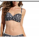 Γυναικείο μαγιό Bikini Top Strapless Blu4u 2136602D-02 Άσπρο-μαύρο