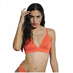 Γυναικείο μαγιό Bikini Top τρίγωνο Blu4u 2136706-20 Κοραλί