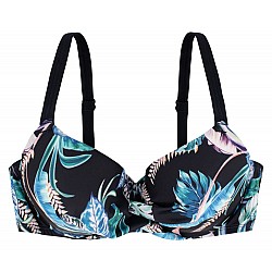 Γυναικείο Μαγιό Bikini Top Dorina Marafa D000546MI010-BK0013 Φλοράλ-D Cup