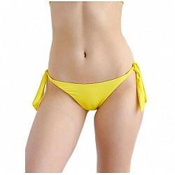 Γυναικείο μαγιό Bikini Bottom με κορδόνι BLU4U 23365082-08 ΚΙΤΡΙΝΟ