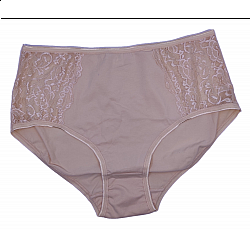 Γυναικείο Σλιπ MAXI με Δαντέλα 2Pack IDER 3070 Μπεζ