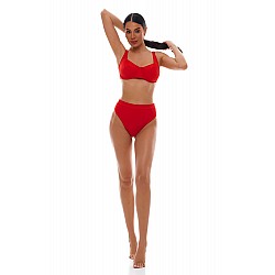 Γυναικείο μαγιό μπανέλα Bikini Top Bluepoint 25066088E-07  E Cup ΚΟΚΚΙΝΟ