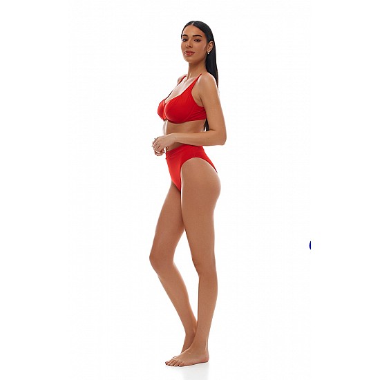 Γυναικείο μαγιό μπανέλα Bikini Top Bluepoint 25066088E-07  E Cup ΚΟΚΚΙΝΟ