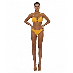 Γυναικείο μαγιό Μονόχρωμο Τριγωνάκι Bikini top push up Bluepoint 26066089-08 B Cup ΚΙΤΡΙΝΟ