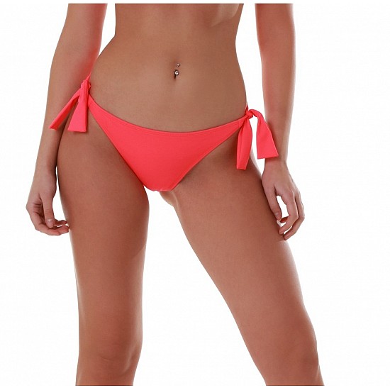 Γυναικείο Μαγιό με πλαϊνό κορδόνι Bikini Bottom Bluepoint 24065094-20 ΚΟΡΑΛΙ