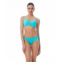 Γυναικείο μαγιό με πλαϊνό κορδόνι Bikini Bottom Bluepoint 26065094-09 ΠΕΤΡΟΛ