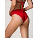Γυναικείο μαγιό ψηλόμεσο bikini bottom με σούρα Bluepoint 23065096-07 ΚΟΚΚΙΝΟ