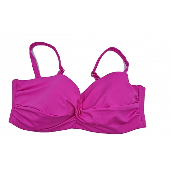Γυναικείο μαγιό Bikini Top Strapless Bluepoint 22066093D-06  D Cup Κοραλί