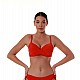 Γυναικείο Μαγιό Bikini Top Bluepoint 26066098D-07 D Cup Κόκκινο