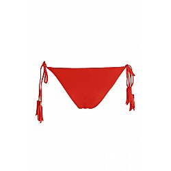 Γυναικείο μαγιό Bikini Bottom με κορδόνι Bluepoint 25065090-07 ΚΟΚΚΙΝΟ