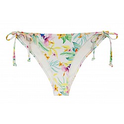 Γυναικείο μαγιό bikini bottom με κορδόνι KORO ISLAND DORINA D000416MI010-WH0009 Floral Λευκό
