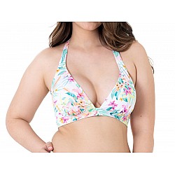 Γυναικείο μαγιό Τριγωνάκι Ενίσχυση Bikini Top KORO ISLAND DORINA D001218MI010-WH0009 Floral Λευκό 