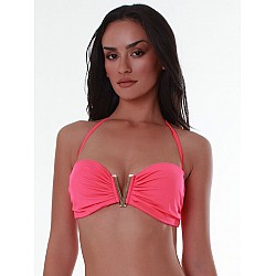 Γυναικείο μαγιό Strapless SOLIDS BLUEPOINT 24066096-20 CUP B ΚΟΡΑΛΙ