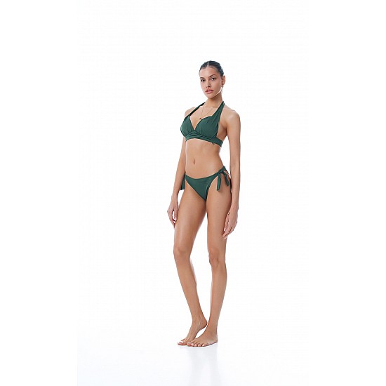 Γυναικείο Μαγιό Ενίσχυση Push up bikini top Τρίγωνο HALTER Bluepoint 25066094-26 ΠΡΑΣΙΝΟ