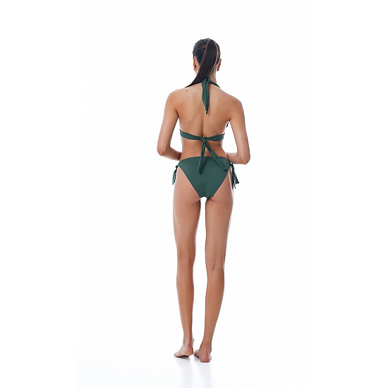 Γυναικείο Μαγιό Ενίσχυση Push up bikini top Τρίγωνο HALTER Bluepoint 25066094-26 ΠΡΑΣΙΝΟ