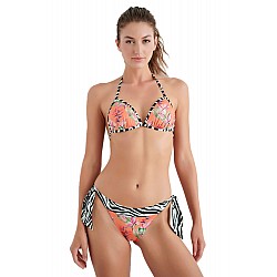 Γυναικείο μαγιό Τριγωνάκι Bikini top push up ORANGE TROPICS Blu4u 23366021-13 B Cup ΠΟΡΤΟΚΑΛΙ
