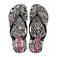 Γυναικεία Σαγιονάρα ANIMALE PRINT VI FEM IPANEMA 83617-AY386 780-25370-26 BEIZE BLACK PINK