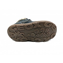 Παιδικό μποτάκι δέρμα GEOX  B3437T 00032 C4002 μπλε