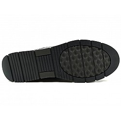 Γυναικείο Μποτάκι Δερμάτινο Super Soft Comfort Αναπαυτικό με Κορδόνια-Φερμουάρ 5577 ΚΑΦΕ