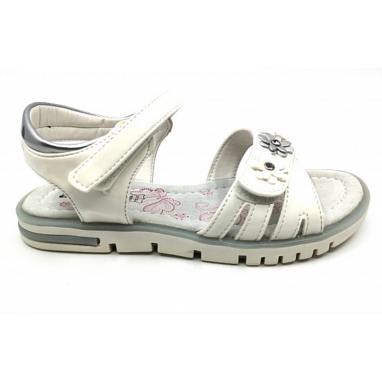 Κοριτσίστικο Πέδιλο με αυτοκόλλητο velcro ADAM'S 870-7020