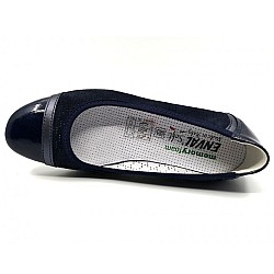 Γυναικείο Παπούτσι Δερμάτινο Ανατομικό Comfort Memory Foam Πάτος ENVAL soft EN03259911 ΜΠΛΕ