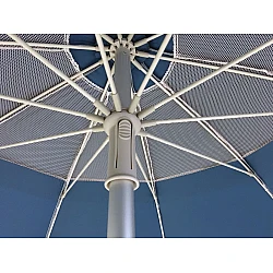 Oμπρέλα Θαλάσσης Set Σκίαστρο Πασαλάκια 190/8  Αλουμινίου Αντιανεμική Μηχανισμό κλήσης  UPF50+ Ακτίνες FIBER GLASS MAUI & SONS 1980 Royal Blue 
