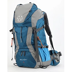 Σακίδιο πλάτης TREKING Ορειβατικό 70L αδιάβροχο ΜΑUI & SONS 2710 Μπλε