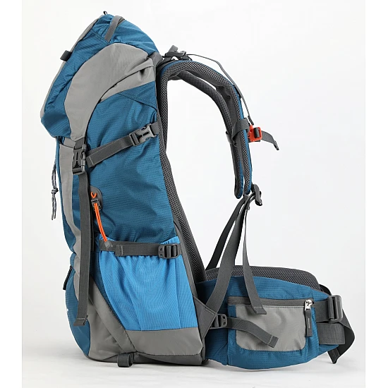 Σακίδιο πλάτης TREKING Ορειβατικό 70L αδιάβροχο ΜΑUI & SONS 2710 Μπλε