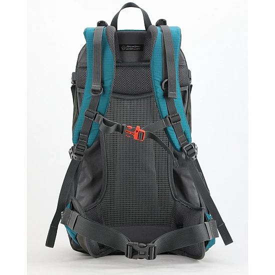 Σακίδιο πλάτης TREKING Ορειβατικό 50L αδιάβροχο ΜΑUI & SONS 2712 Μπλε-Γκρι