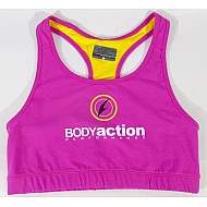 Γυναικείο αθλητικό μπουστάκι BODY ACTION 041303-10-12A ΦΟΥΞΙΑ