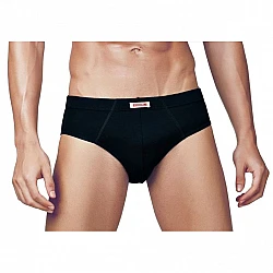 Ανδρικό εσώρουχο slip Βαμβακερό PRIMAL SLIP UOMO 2200 Μαύρο